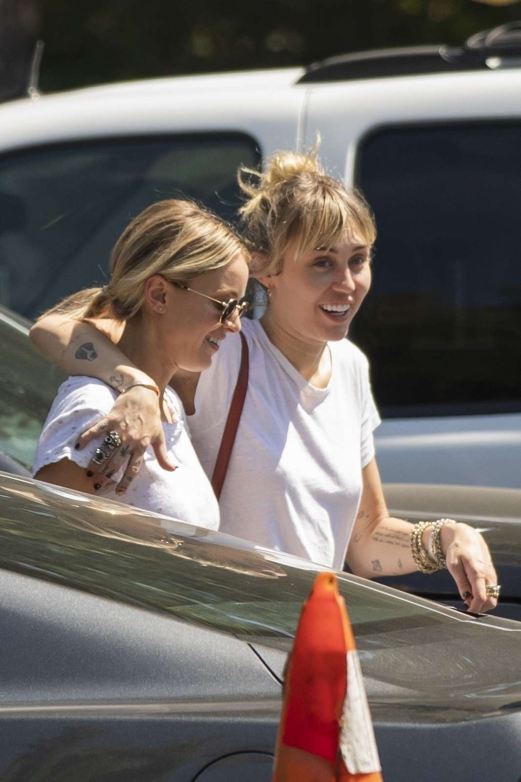 Miley Cyrus and Kaitlynn Carter Getting Lunch in Los Angeles