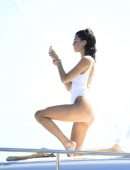 Nicole Williams Booty in Swimsuit in Marine Del Rey