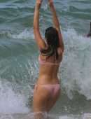 Nina Dobrev in Bikini at a Beach in Maui