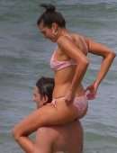 Nina Dobrev in Bikini at a Beach in Maui