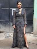 Priyanka Chopra Leggy Outside the Set of a New Movie