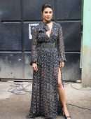 Priyanka Chopra Leggy Outside the Set of a New Movie