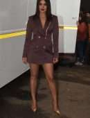 Priyanka Chopra Leggy Outside the Set of a New Movie