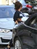 Sarah Hyland Leaving DOGPOUND Gym in West Hollywood
