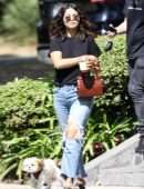 Selena Gomez Stops by a Friend's House in LA