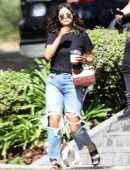 Selena Gomez Stops by a Friend's House in LA