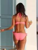 Tulisa Contostavlos Booty in Bikini by Poolside in Greece