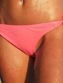 Tulisa Contostavlos Booty in Bikini by Poolside in Greece