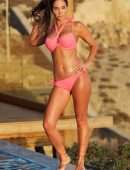 Tulisa Contostavlos Booty in Bikini by Poolside in Greece