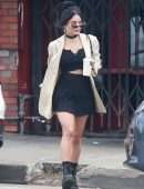 Vanessa Hudgens Leggy, Out for Coffee in Los Feliz