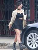 Vanessa Hudgens Leggy, Out for Coffee in Los Feliz