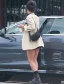 Vanessa Hudgens Leggy, Out for Coffee in Los Feliz