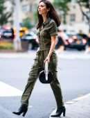 Victoria Justice in Jumpsuit Out in NYC