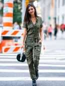 Victoria Justice in Jumpsuit Out in NYC