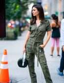 Victoria Justice in Jumpsuit Out in NYC