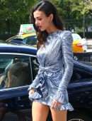 Victoria Justice Outside Spring Studios for New York Fashion Week