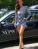 Victoria Justice Outside Spring Studios for New York Fashion Week