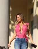 Ana Braga Braless Pokies, Out in Calabasas
