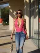 Ana Braga Braless Pokies, Out in Calabasas