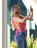 Ana Braga Braless Pokies, Out in Calabasas