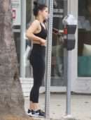 Ariel Winter Booty in Black Leggings