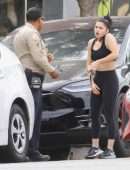 Ariel Winter Booty in Black Leggings