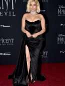 Bebe Rexha Cleavage at “Maleficent: Mistress of Evil” Premiere in Los Angeles