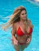 Bianca Gascoigne Booty in Bikini for Photoshoot in Greece