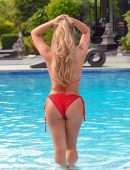 Bianca Gascoigne Booty in Bikini for Photoshoot in Greece