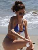 Blanca Blanco Booty for G-String Bikini Photoshoot on the Beach in Malibu