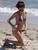 Blanca Blanco Booty for G-String Bikini Photoshoot on the Beach in Malibu