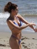 Blanca Blanco Booty for G-String Bikini Photoshoot on the Beach in Malibu