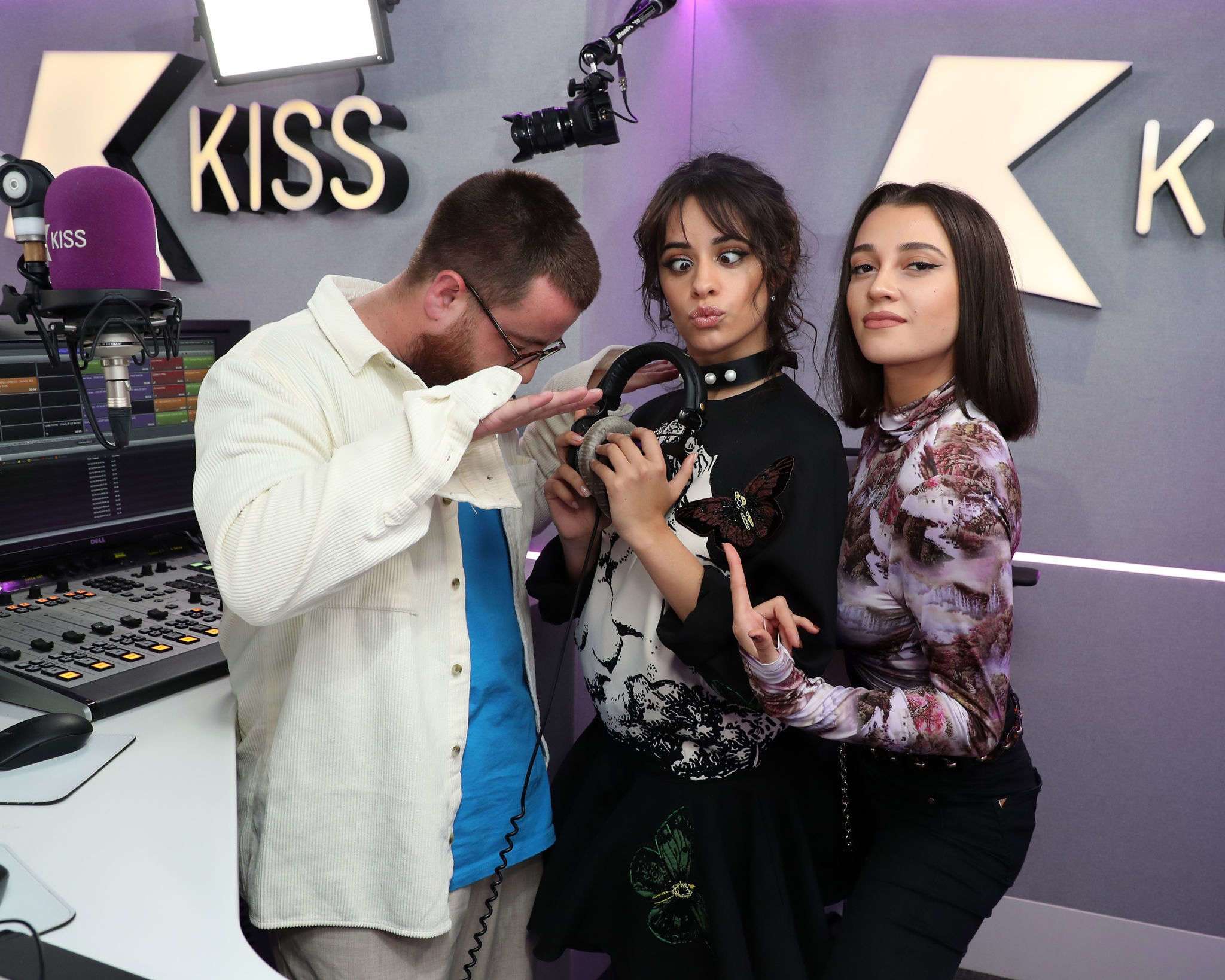 Camila Cabello Visiting KISS FM UK Studios in London