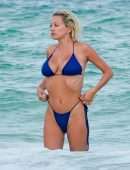 Caroline Vreeland Booty in Bikini Malfunction at the Beach in Tulum