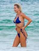 Caroline Vreeland Booty in Bikini Malfunction at the Beach in Tulum