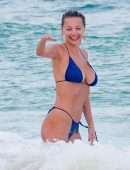 Caroline Vreeland Booty in Bikini Malfunction at the Beach in Tulum