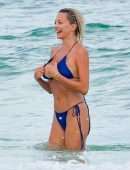 Caroline Vreeland Booty in Bikini Malfunction at the Beach in Tulum