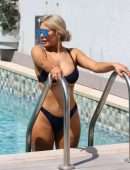 Chloe Ferry in Bikini at a Pool in Dubai