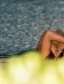 Claudia Romani Booty in Thong Bikini Photoshoot in Miami