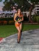 Claudia Romani for “Trick or Treat” Halloween Photoshoot in Miami Beach