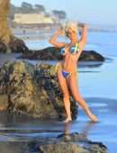 Courtney Stodden Booty in Bikini at Beach in Malibu