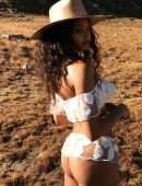 Danielle Herrington as Cowgirl on SI Swimsuit 2020 Photoshoot Set