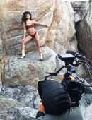 Danielle Herrington as Cowgirl on SI Swimsuit 2020 Photoshoot Set