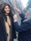 Danielle Herrington as Cowgirl on SI Swimsuit 2020 Photoshoot Set