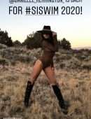 Danielle Herrington as Cowgirl on SI Swimsuit 2020 Photoshoot Set