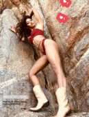 Danielle Herrington as Cowgirl on SI Swimsuit 2020 Photoshoot Set