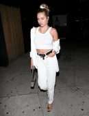Delilah Belle Hamlin Braless Pokies at The Nice Guy in West Hollywood