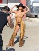 Demi Rose Mawby Photoshoot at Redrock Canyon in Nevada