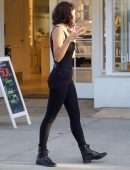Eiza González in Black Jeans on the Phone in Studio City