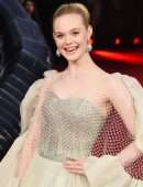 Elle Fanning at "Maleficent: Mistress of Evil" European Premiere in London